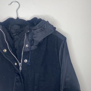 🦋Large heavy duty black 2 piece warm jacket!